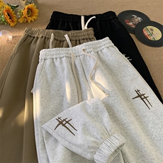 供抖音高品质可拍视频大休闲裤男裤子416B-1-KL2302-P50限68，男装休闲裤，星座416B-1