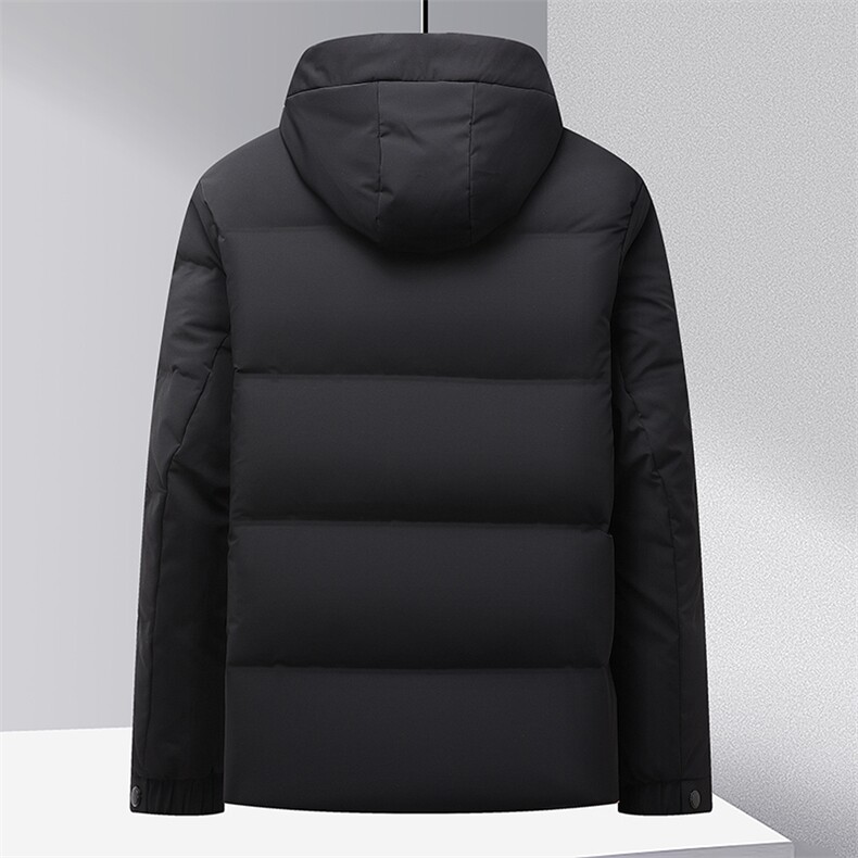 冬季新款男士可脱卸帽爸爸装羽绒服中年加厚保暖男装休闲外套,男装羽绒服,电商B212（原钱塘6029）