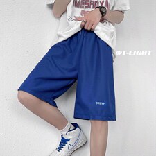 短裤男士夏季休闲运动外穿五分潮牌ins裤DX53P25图片