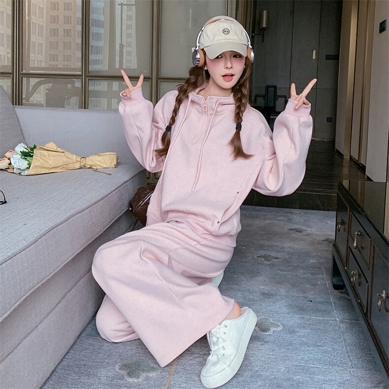 25秋季新款连帽卫衣两件套630-P165-K248,女装套装/套裙,2C317