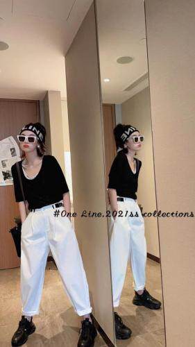 时尚小白裤，引爆潮流，三色可选，夏季！薄料带微弹。，女装，金川古韵