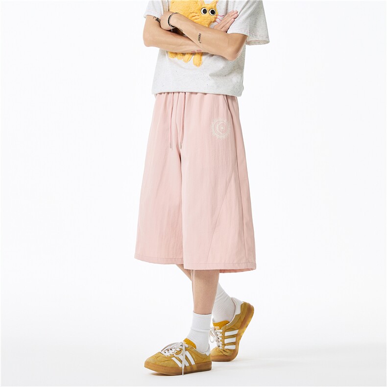 2026夏季新款美式印花机能速干休闲七分裤B315-K25410-特p30控58,男装休闲裤,电商B315