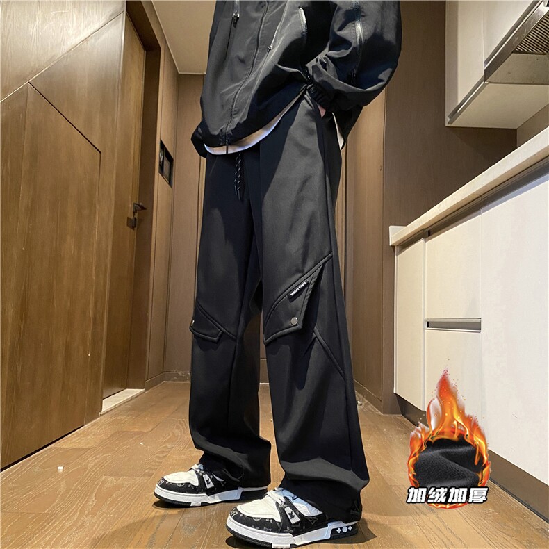 潮流机能口袋设计防水冲锋裤K23553-p50控68加绒K23553JR-p60控78,男装休闲裤,电商B315