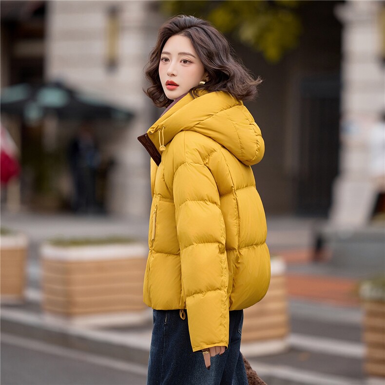 2026年冬季休闲风保暖羽绒外套,女装羽绒服,红依一坊