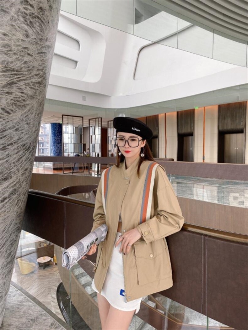 秋季新款风衣外套，女装风衣，魅丽女孩