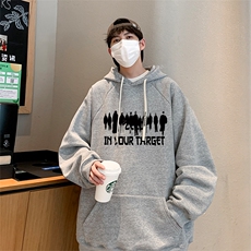 已注册港风华棉得物抖音直播高品质宽松男休闲连帽卫衣W5215P40，男装卫衣，电商C408-1(原B339-1)