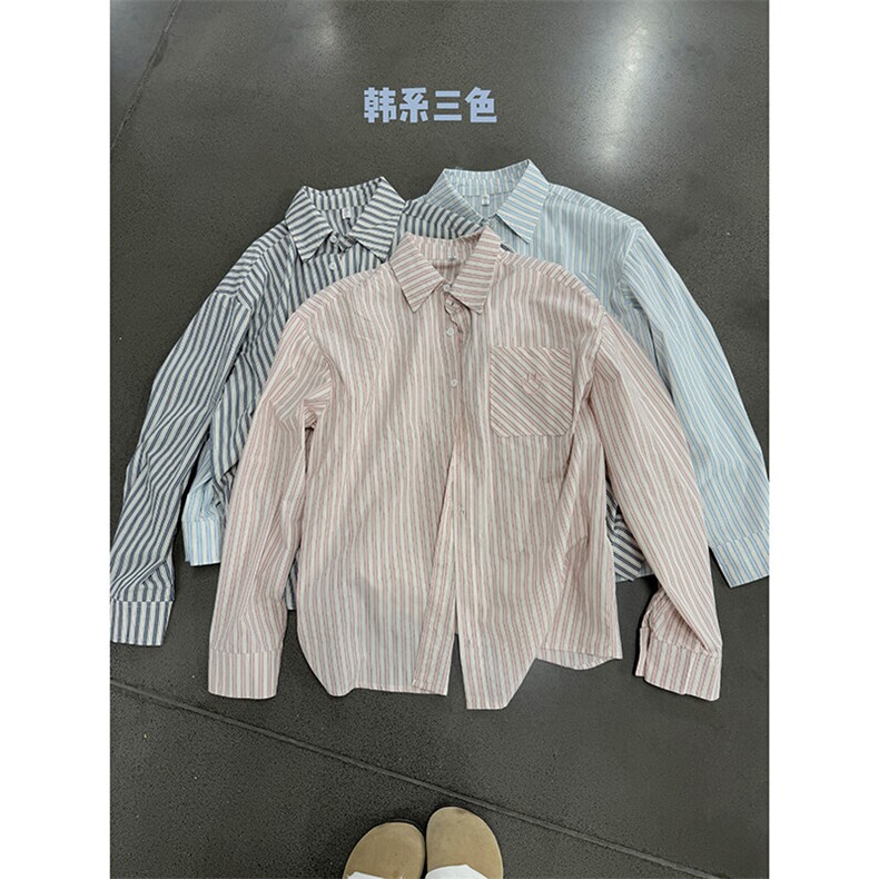新款CS7145-P46特控78大码高品质美式刺绣笑脸衬衫外套防晒衣,男装衬衫,电商D232