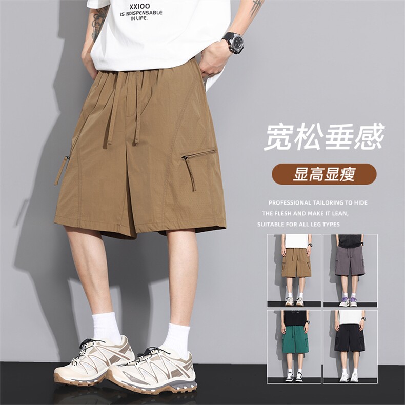 现货夏季工装短裤男ins潮牌休闲百搭潮流痞帅五分裤D02520-P38,男装牛仔裤,星座308B-2