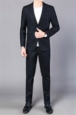 ASD8955秋季男式西服礼服西装修身商务休闲男装套装高端西服P275，男装西服套装，电商B360