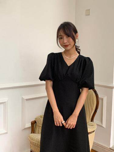 小方格连衣裙，女装连衣裙，莉泽贝妮