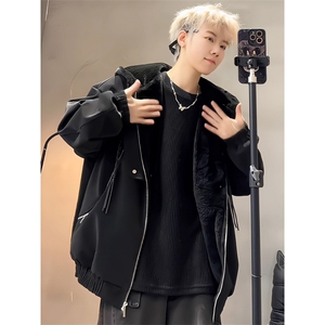 座山雕皮衣连帽棉服外套 夹克JK010 特P78 棉衣MF010 P108图片