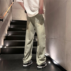 xz116-k1016-P50-控78现货破洞大码牛仔裤，男装牛仔裤，星座116