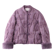 2025年中式G风中式白鸭绒新款羽绒服，女装羽绒服，伊仟回