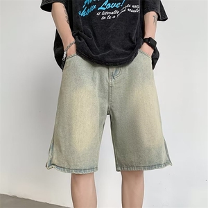 青春流行ins男原宿美式vibe裤子直筒水洗牛仔裤潮N5524P36图片