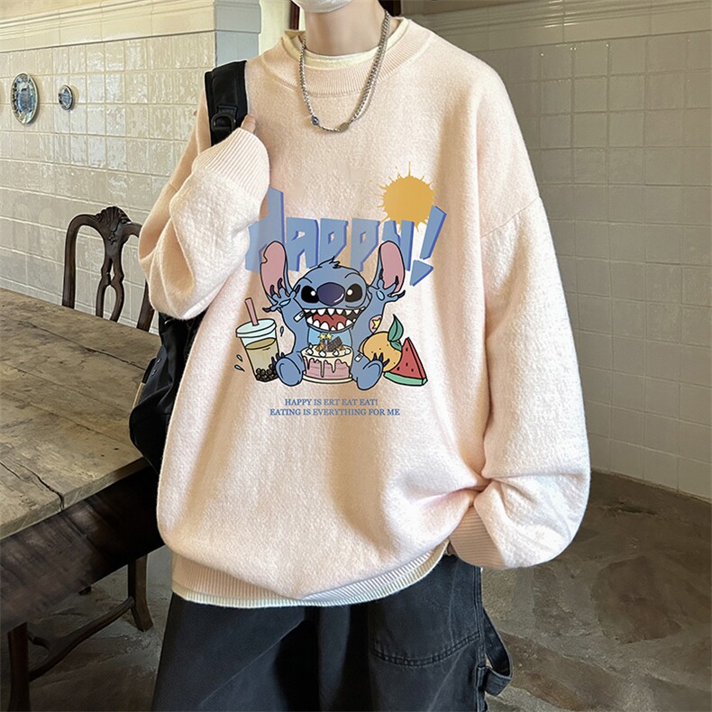 控78假两件毛衣男大码加绒针织衫男毛线衣M80077-P55加绒P70,男装针织衫/毛衣,电商A040