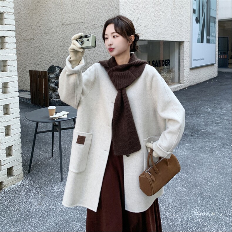 现货2025羊毛大衣70羊毛210-3297-P295-K428羊毛,女装双面呢大衣,浙宝210（原浙宝191）