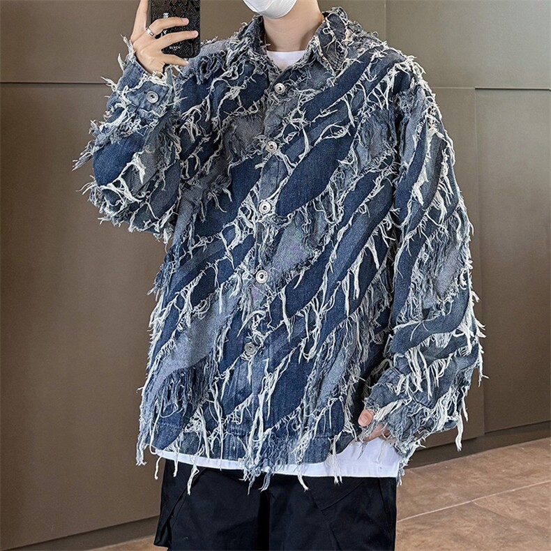 F480P68秋冬男装薄外套时尚休闲牛仔夹克,男装夹克,星座512-6