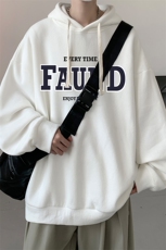 连帽卫衣男大码运动服帽衫外套WY2295-P35加绒款-P40，男装卫衣，电商A040