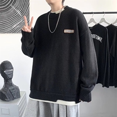 男春季新款卫衣假2件圆领卫衣W500P37，男装卫衣，星座1116-2