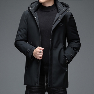 AN9803钱塘2020-3秋冬中长款男士连帽商务休闲羽绒服外套P230图片