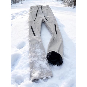 冬季工装裤子防风防水加绒冲锋裤男户外登山滑雪裤LC31233-P43图片