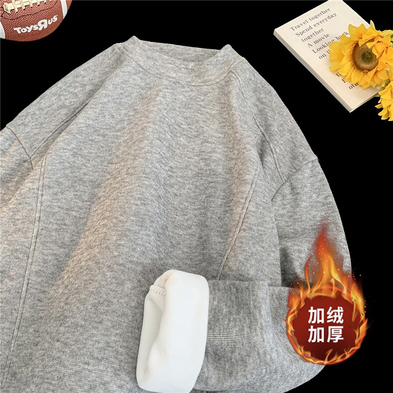 ！2025冬季新款男士加绒加厚半高领德绒打底衫DL2503特P25，男装T恤，电商B220