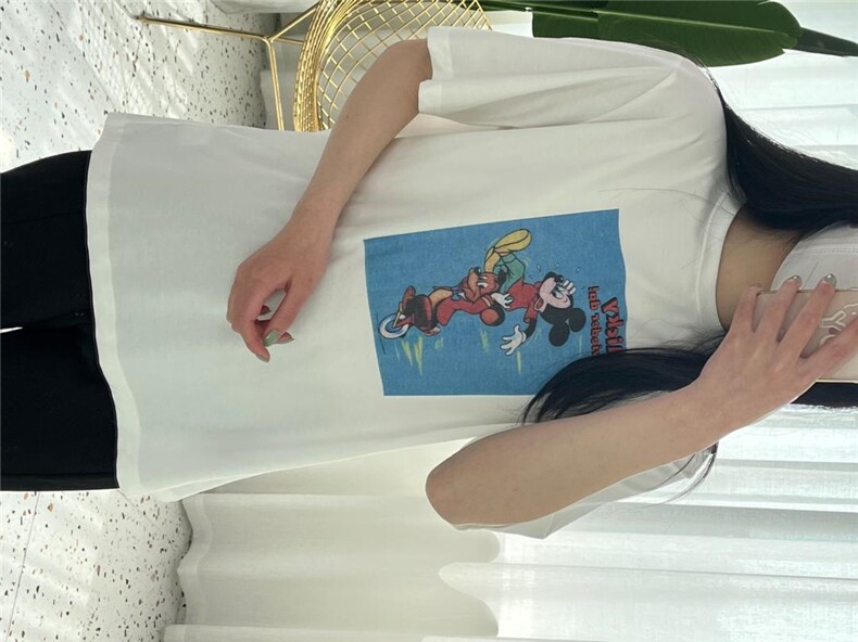 夏季新款卡通印花T，其它，H·SHE