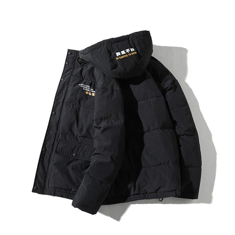 【】A003-HY005-P60冬装新款口袋面包服棉衣外套黑墙,男装棉衣,电商A003
