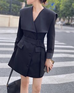 西装裙,女装西装,驿谷