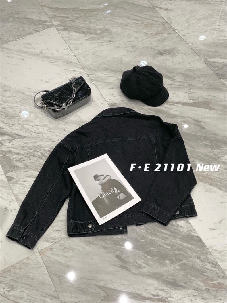 三花手工订珠牛仔外套，其它，菲儿