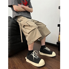 夏季新款潮牌立体剪裁闲工装裤大码宽松七分裤男2550特批36控68，男装休闲裤，电商C305A