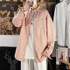 长袖衬衫男港风日系外套C2209P28,男装衬衫,星座1116-2