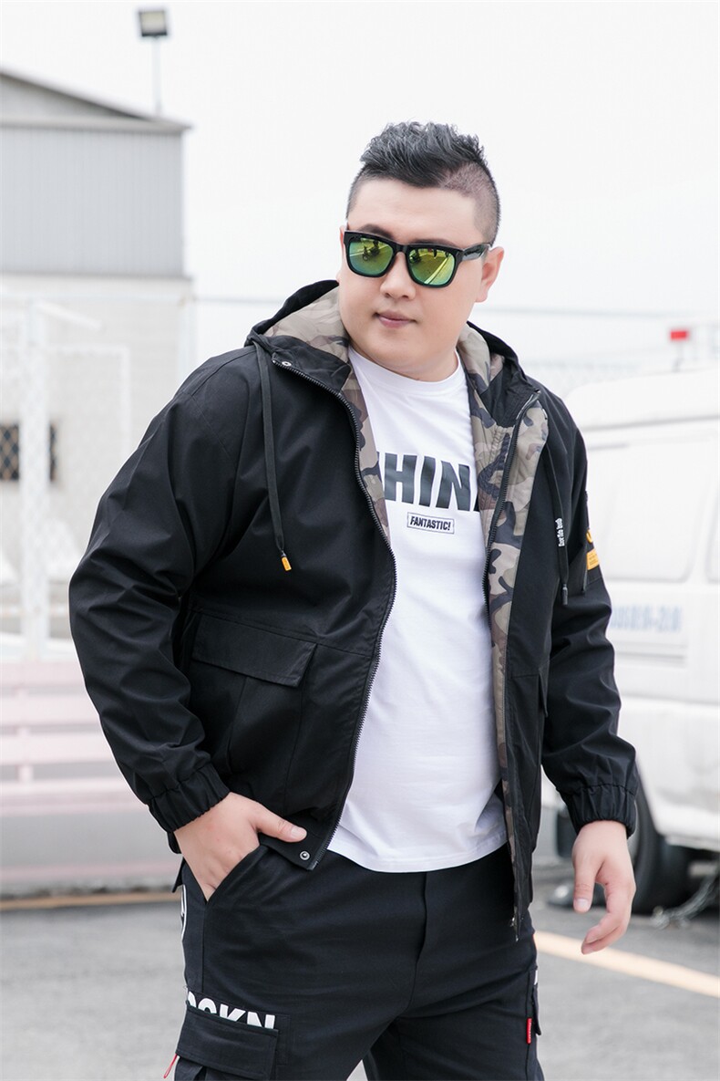 L-9XL男加肥加大码连帽夹克2021春秋迷彩工装外套5032-1_8811P75,男装夹克,星座1516-1