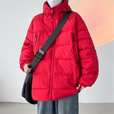 MY8186/P125冬季新款棉衣男装连帽宽松保暖棉袄个性设计棉服上衣，男装棉衣，电商A141