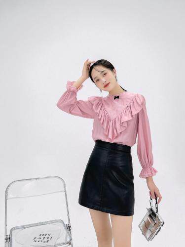 秋季时尚衬衫，女装衬衫，TC9