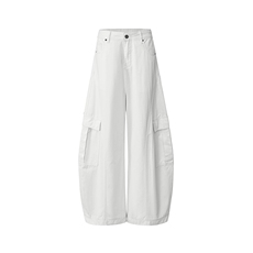 美式复古多口袋工装休闲裤男夏季宽松百搭拖地阔腿裤YD9031-P75，男装工装外套，星座509
