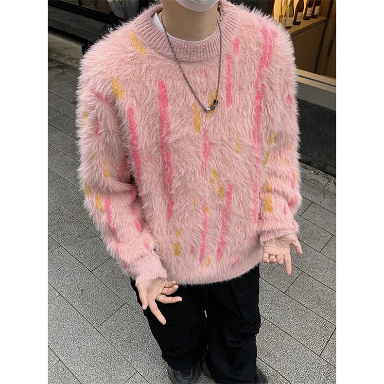 1506/QY1120/P43美式字母提花毛衣，男装针织衫/毛衣，星座1506