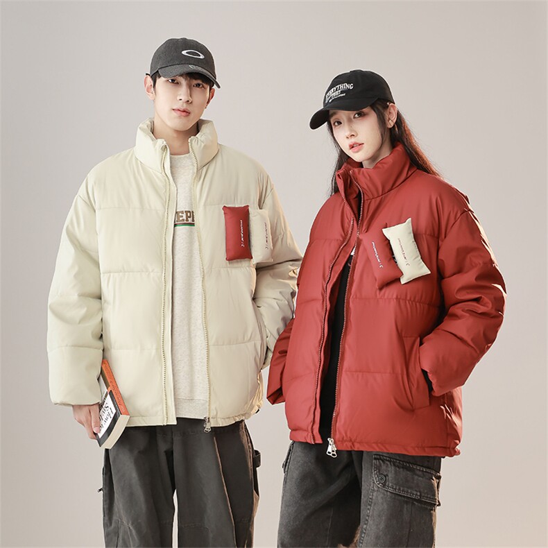 1506-1/M8603/P85美式复古PU皮棉服冬季情侣款宽松韩系棉衣外套1,男装棉衣,星座1506-1