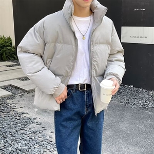 冬季轻熟风男轻薄保暖外套男装立领短款棉服加厚上衣 A20图片