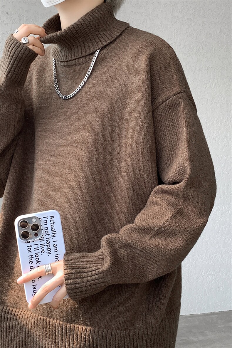 8XL-M神款搭配！！！特大码高领毛衣男打底衫百搭内搭MY1214P45,男装针织衫/毛衣,电商D206-1