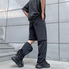 两穿可拆卸降落伞兵裤子男女夏季冰丝速干美式潮牌裤子K0949-P45，男装休闲裤，星座308B-2