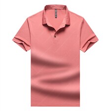 夏季新款男士翻领短袖t恤中年有领男装上衣服休闲POLO衫图片