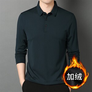 BB3011H男士T恤男长袖春装上衣翻领丅卫衣春季打底带领POLO衫P95图片