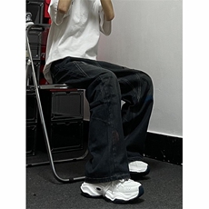 【有货】美式复古牛仔裤男宽松直筒阔腿裤子NZK96PP-特P55，男装牛仔裤，星座1007（原301D）