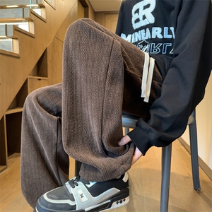 ！2025秋冬新款男士重磅麦穗休闲裤直筒百搭长裤WK2067特P35图片