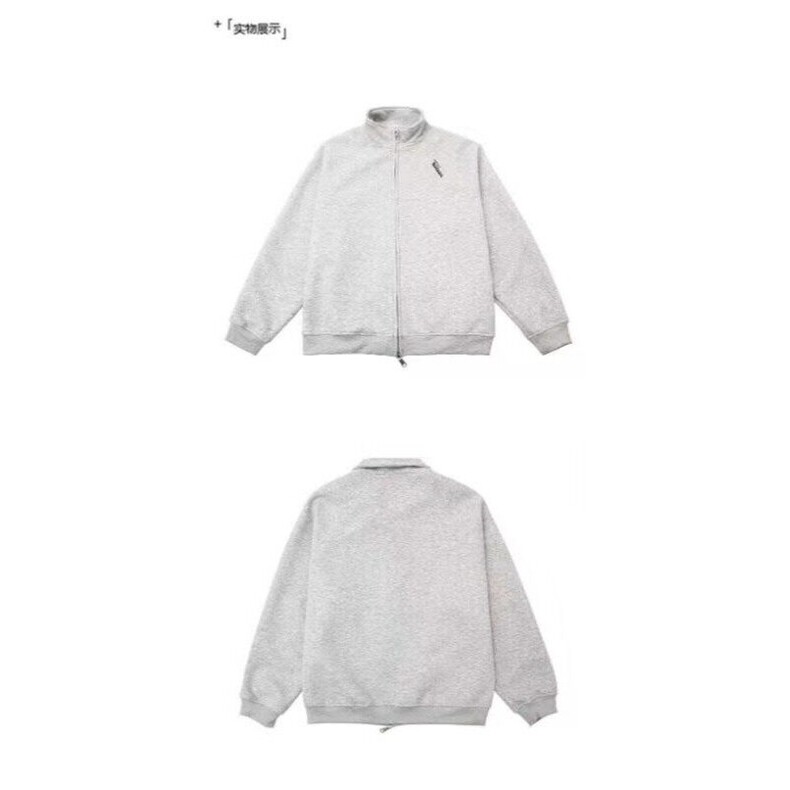 网络图现货美式重磅开衫加绒卫衣立领外套情侣百搭上衣RW25-P60,男装卫衣,星座1005-4