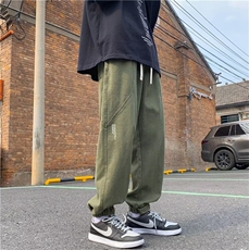 美式工装裤男女秋冬季日系复古束脚裤运动休闲长裤子男GK628-p40，男装工装外套，星座1008-1