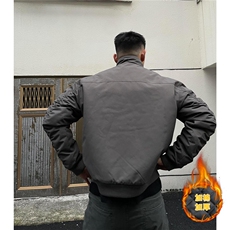 现货5万冬季cleanfit立领飞行员棉服短款男装大码外套MY08-特50，男装棉衣，电商A233-1