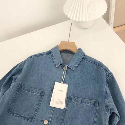 韩系牛仔短上衣，女装，LMNC