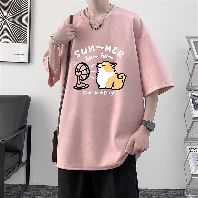 麂皮绒短袖t恤男大码半袖男JD82420-P25,男装T恤,电商A040